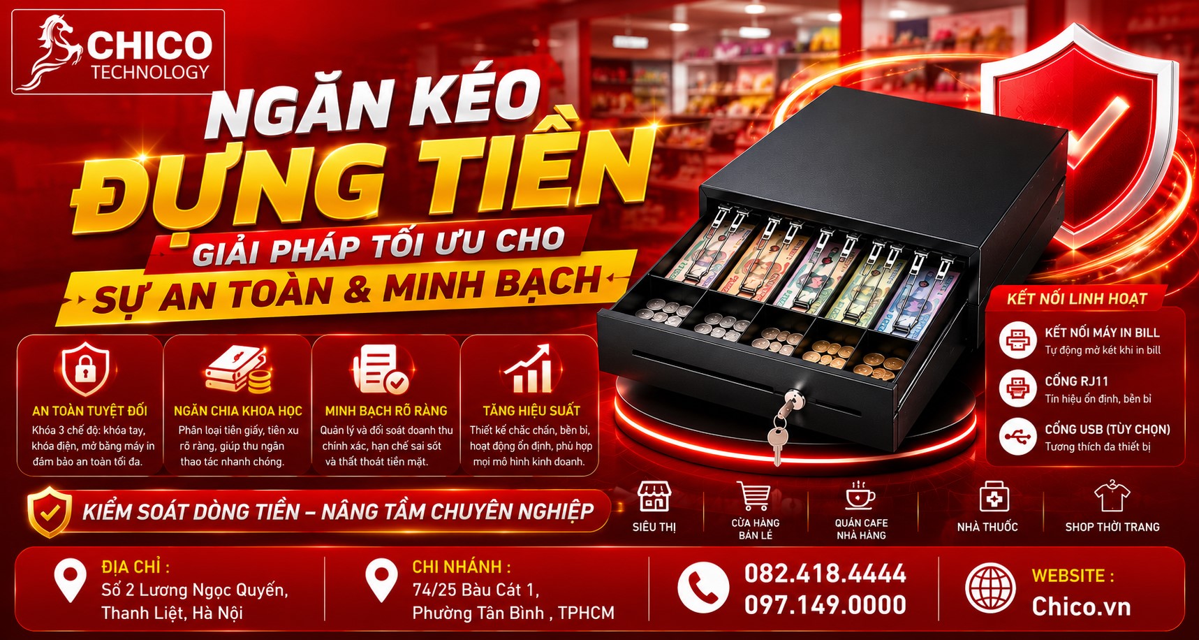 Ngăn Kéo Đựng Tiền: Giải Pháp Tối Ưu Cho Sự An Toàn Và Minh Bạch