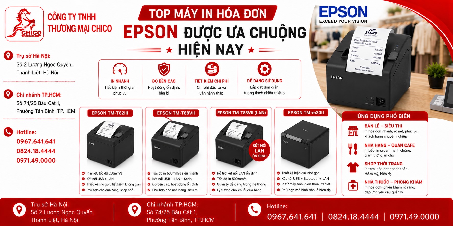 Top Máy In Hóa Đơn Epson Được Ưa Chuộng Nhất Hiện Nay