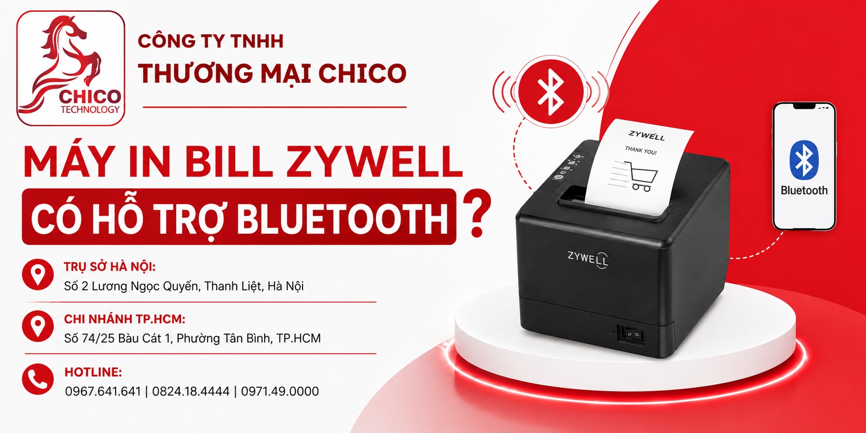 Máy In Bill Zywell Có Hỗ Trợ Bluetooth Không? Giải Đáp Từ A-Z
