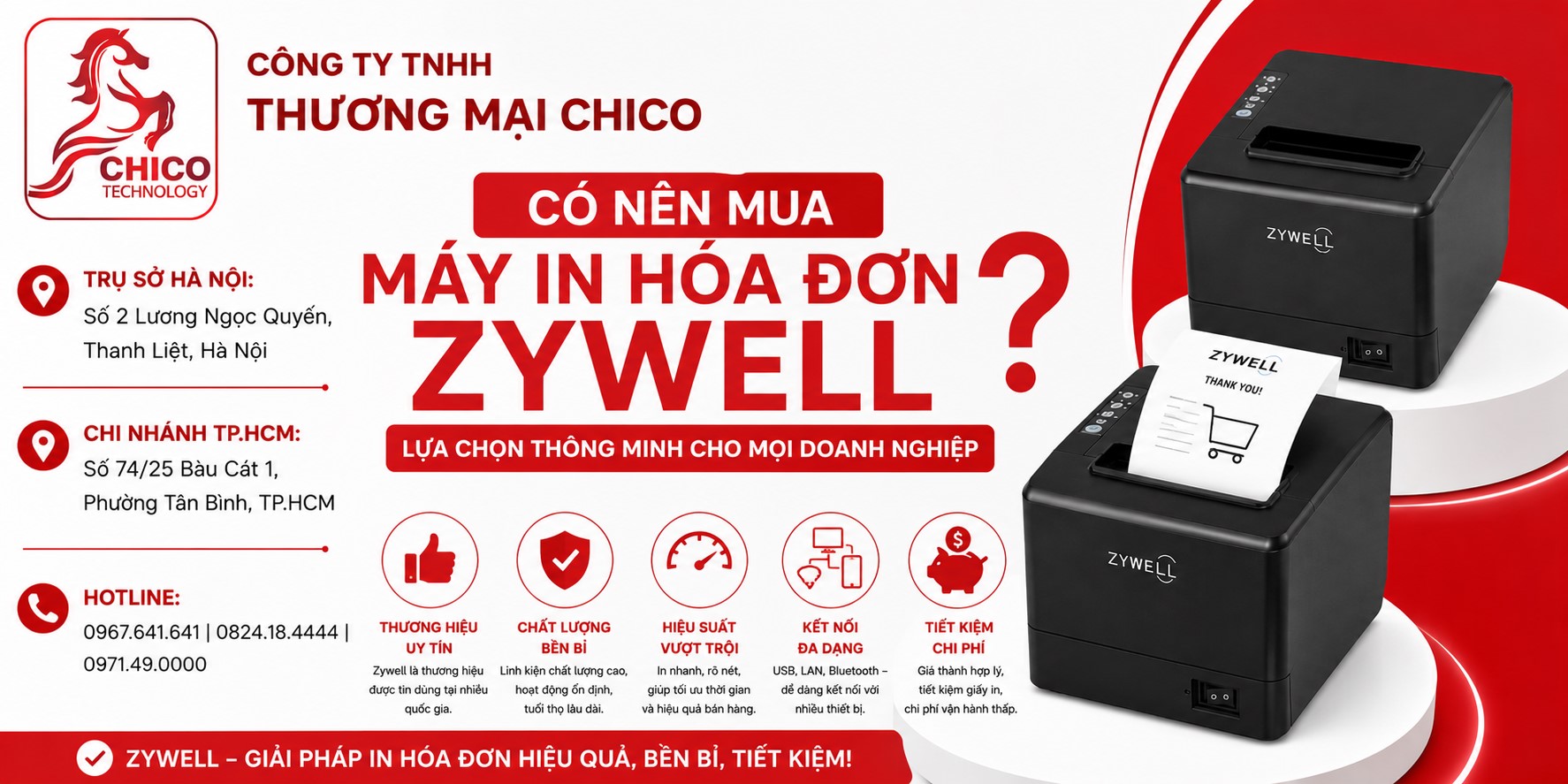 Có Nên Mua Máy In Hóa Đơn Zywell Không? Đánh Giá Chi Tiết