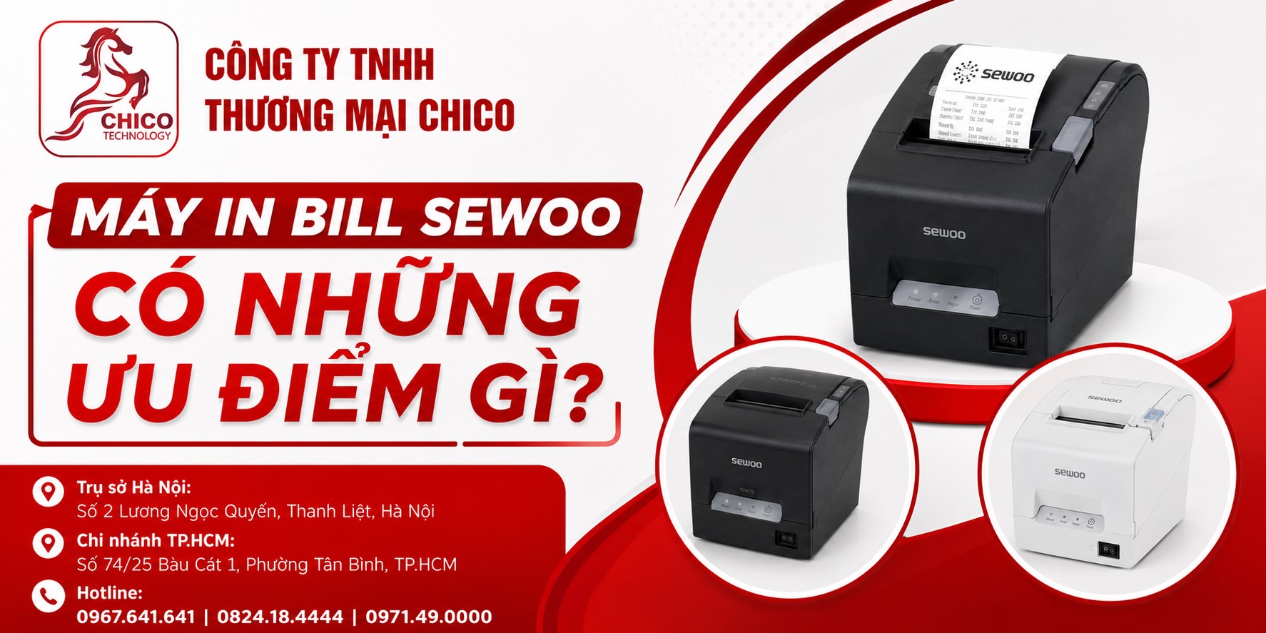 Máy In Bill Sewoo Có Những Ưu Điểm Gì? Đánh Giá Chi Tiết