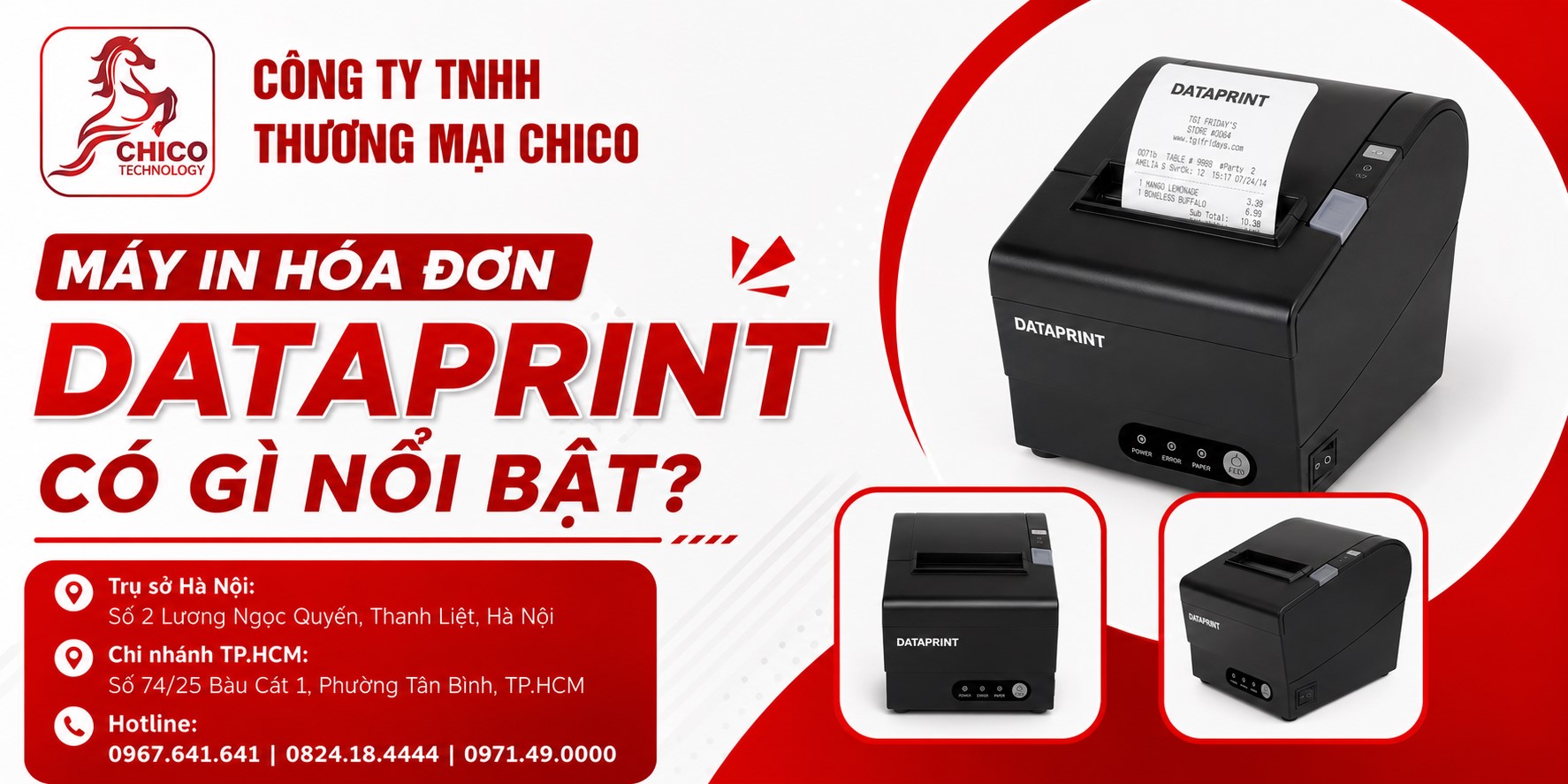 Máy In Hóa Đơn Dataprint Có Gì Nổi Bật? Đánh Giá Chi Tiết Từ A-Z