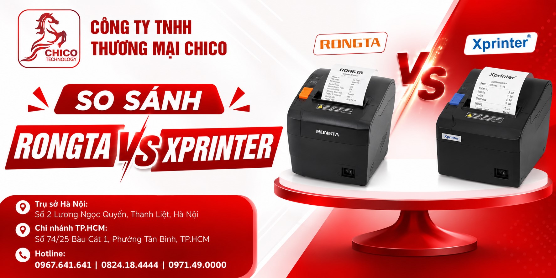 So Sánh Rongta Và Xprinter: Nên Chọn Máy In Hóa Đơn Nào Tốt Nhất?