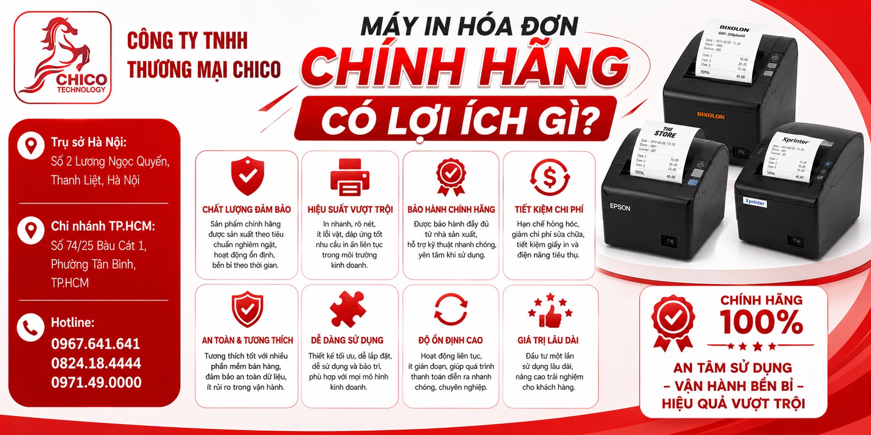 Máy In Hóa Đơn Chính Hãng Có Lợi Ích Gì? Đầu Tư Sao Cho Thông Minh?