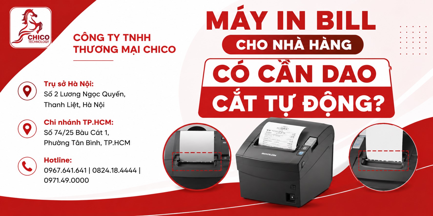 Máy In Bill Cho Nhà Hàng Có Thực Sự Cần Dao Cắt Tự Động?