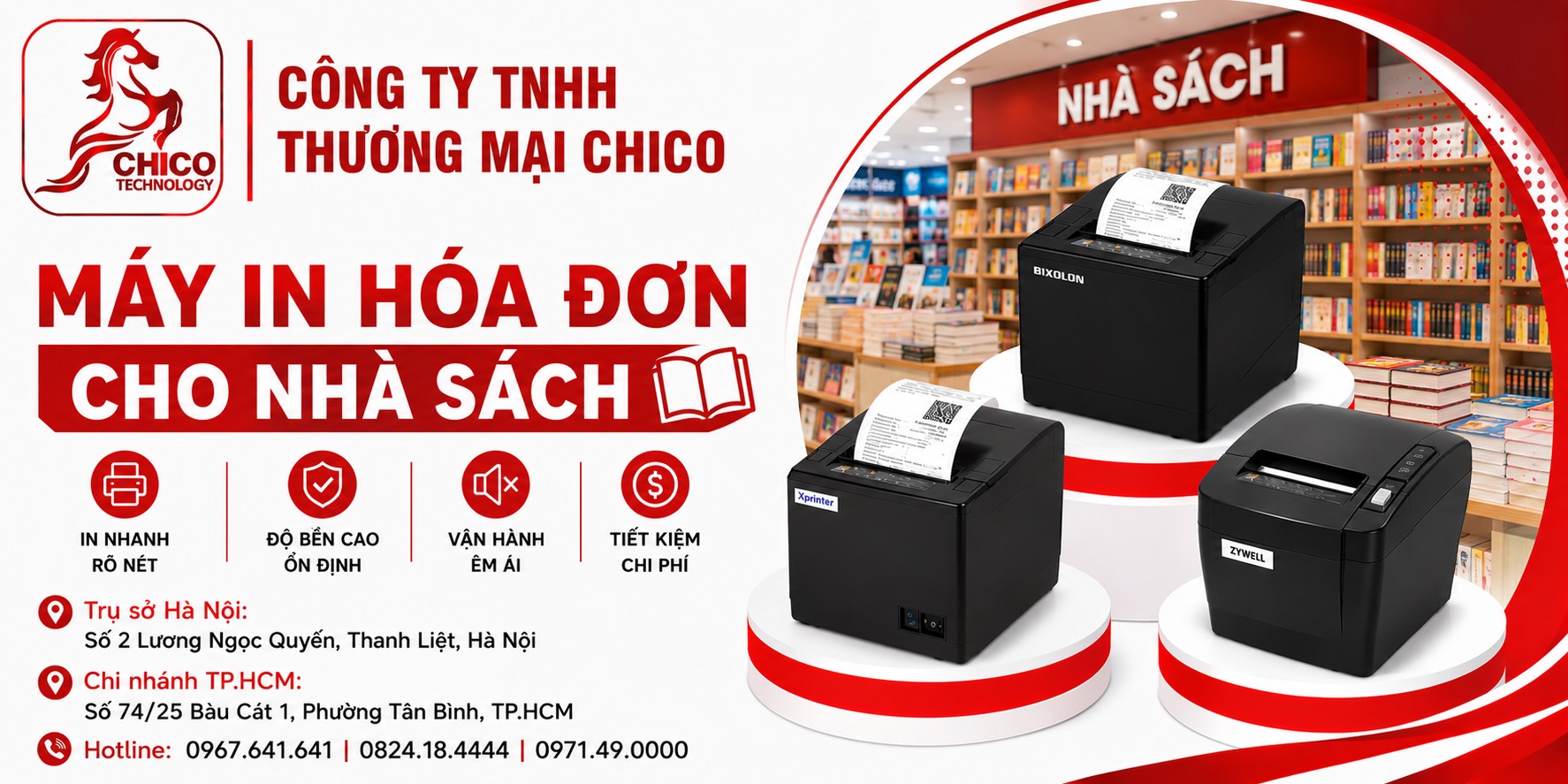 Máy In Hóa Đơn Cho Nhà Sách: Tiêu Chí & Model Tốt Nhất