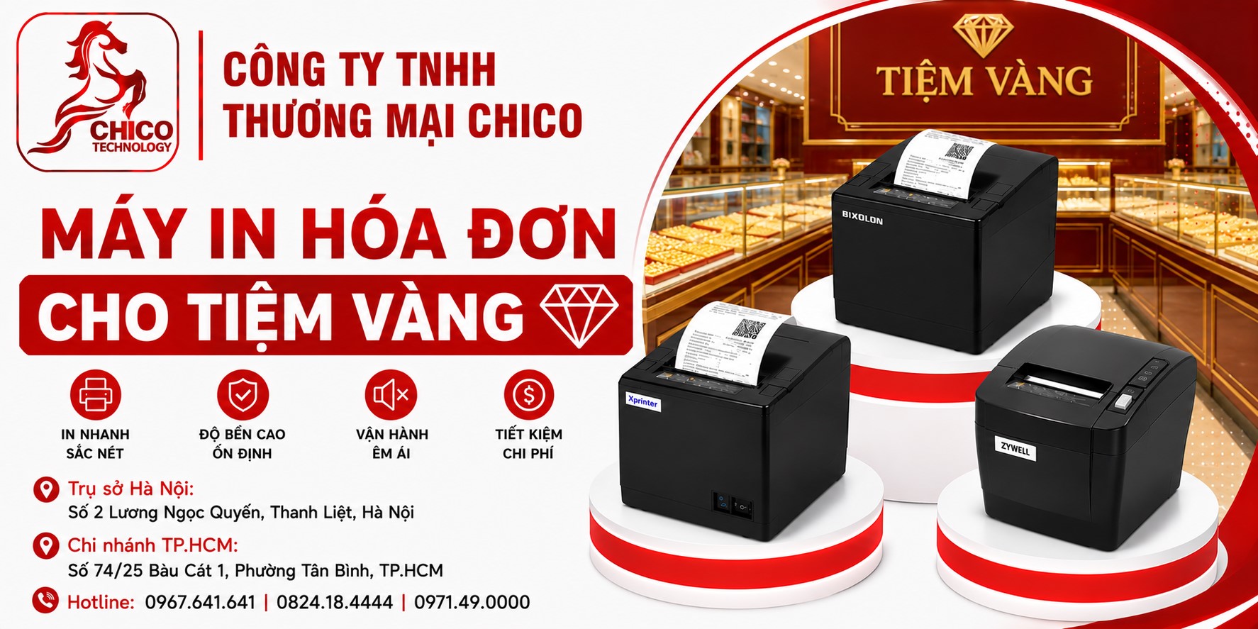 Máy In Hóa Đơn Cho Tiệm Vàng: Tiêu Chí & Model Tốt Nhất