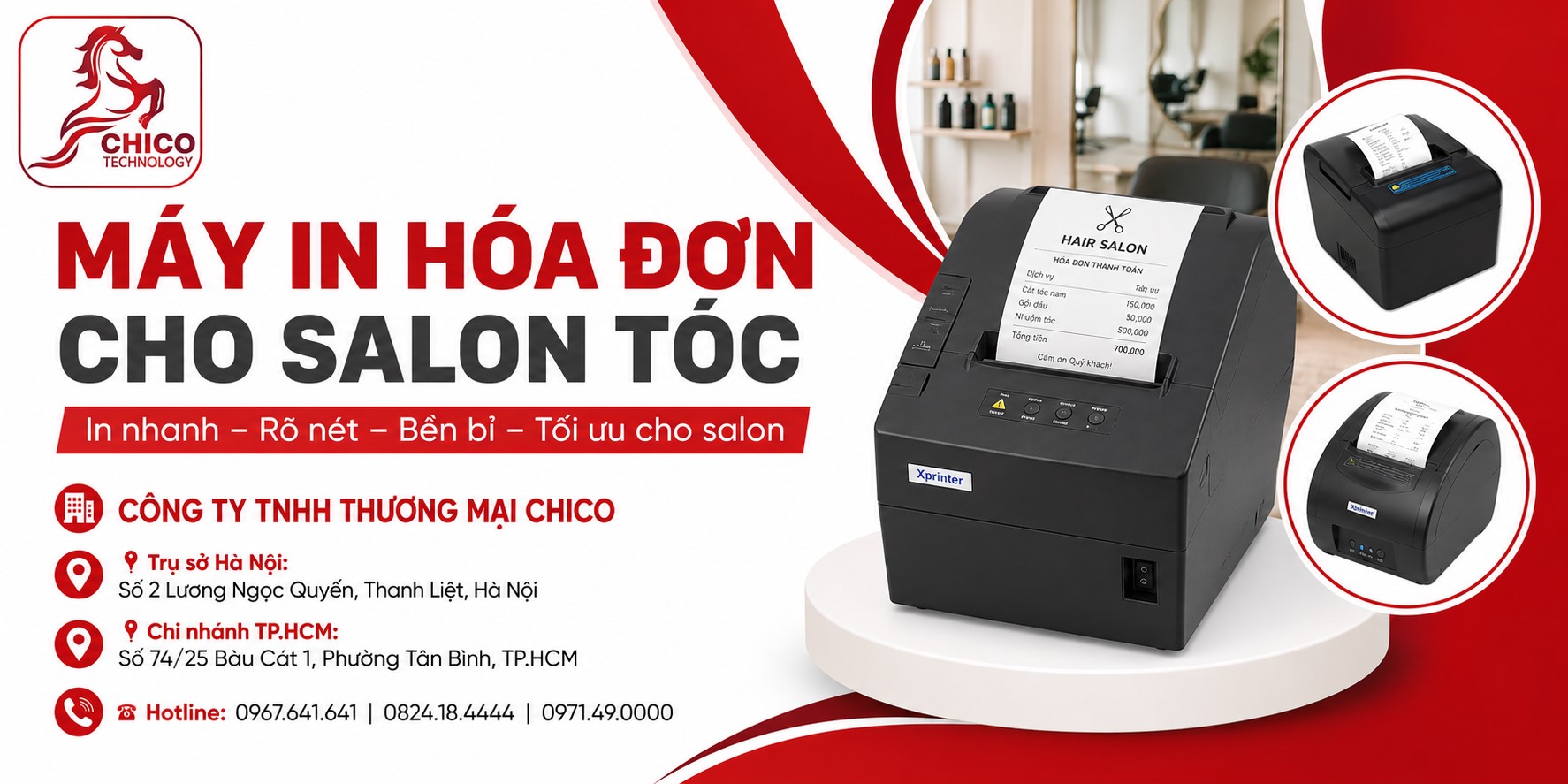 Máy In Hóa Đơn Cho Salon Tóc: Tiêu Chí Chọn Mua Tối Ưu