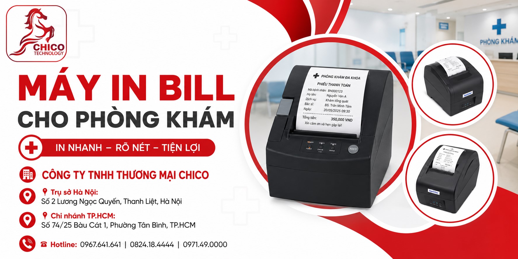 Máy In Bill Cho Phòng Khám: Tiêu Chí Lựa Chọn Chuẩn Xác Nhất