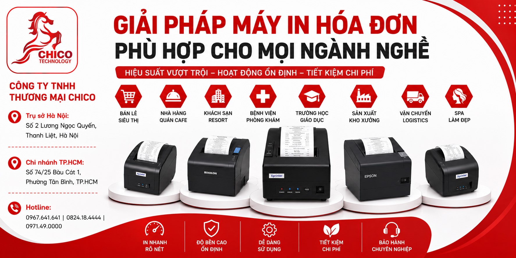 Giải Pháp Máy In Hóa Đơn Phù Hợp Cho Mọi Ngành Nghề Từ A-Z