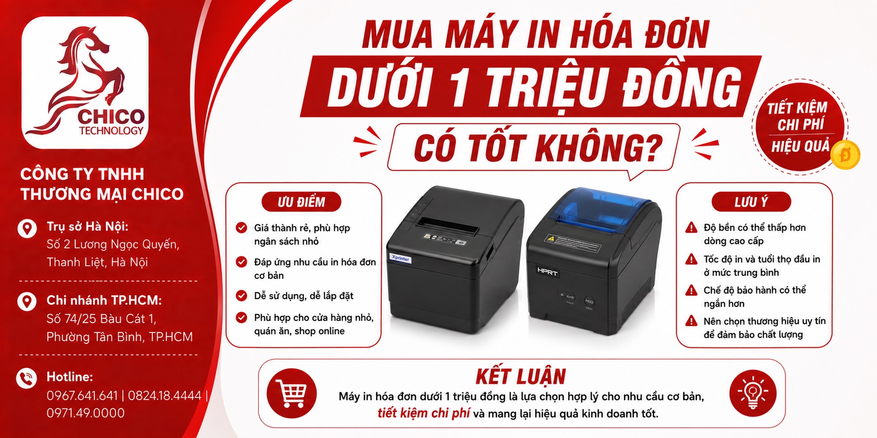Mua Máy In Hóa Đơn Dưới 1 Triệu Đồng Có Tốt Không? Góc Nhìn Thật