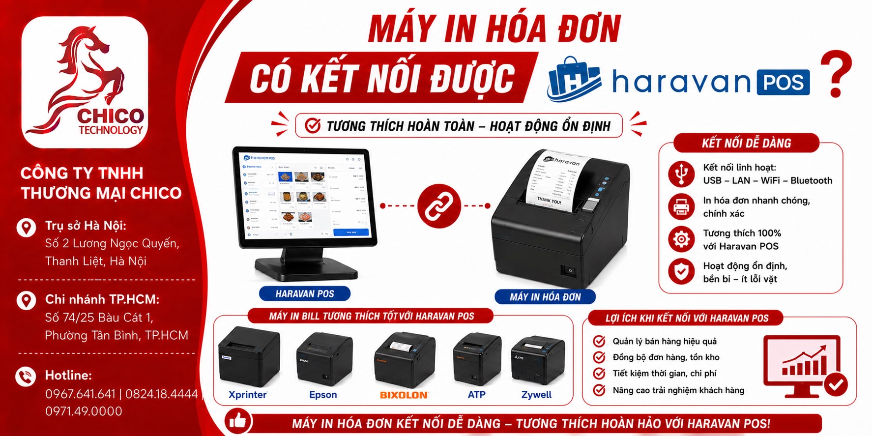 Máy In Hóa Đơn Có Kết Nối Được Haravan POS Không?