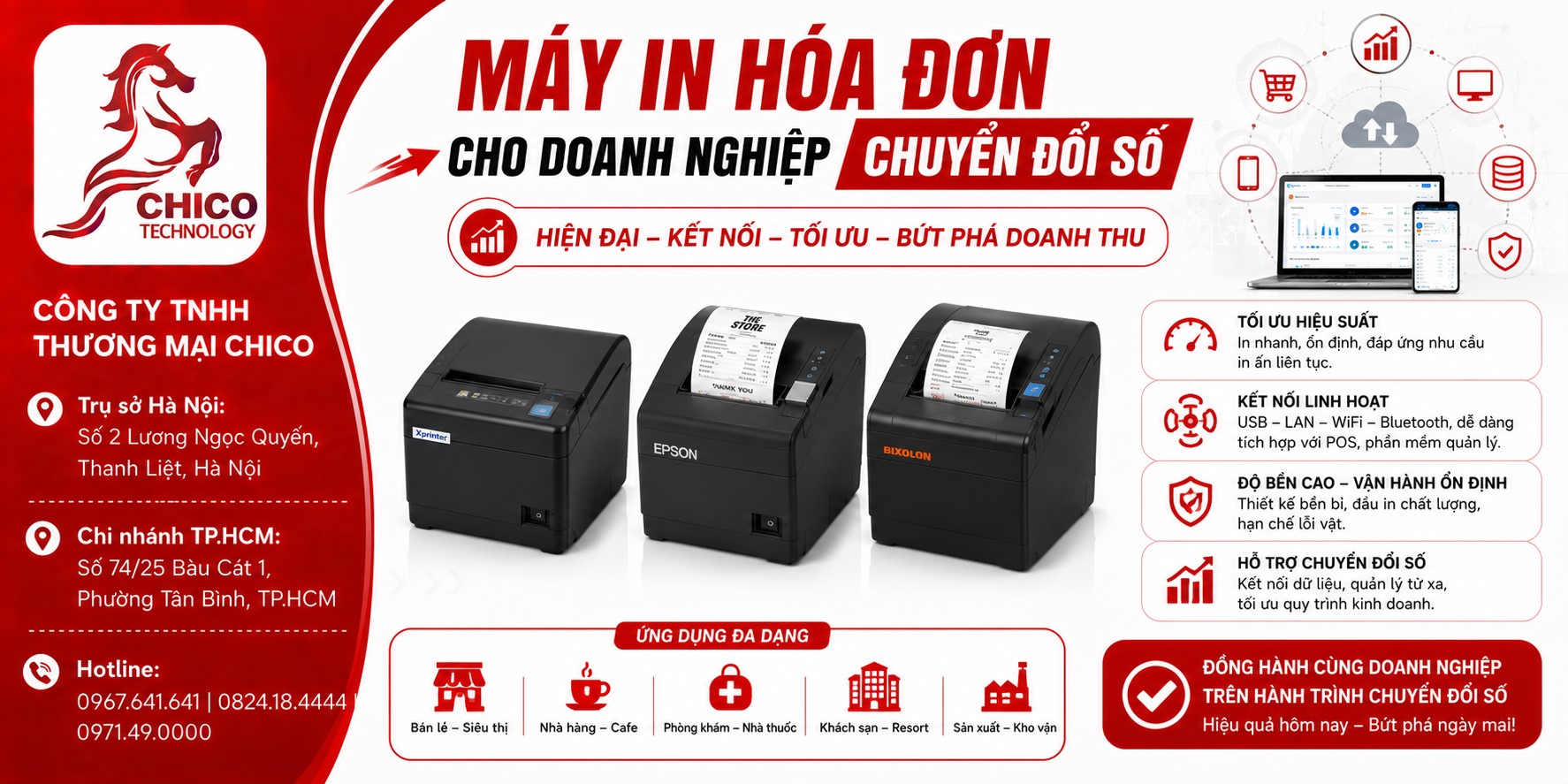 Máy In Hóa Đơn Cho Doanh Nghiệp Chuyển Đổi Số: Giải Pháp Tối Ưu