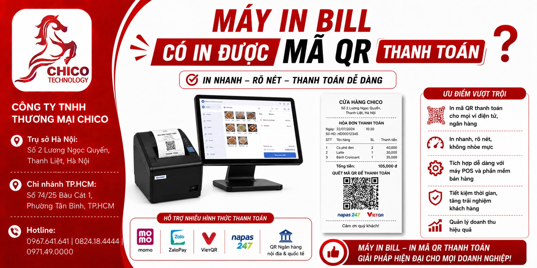 Máy In Bill Có In Được Mã QR Thanh Toán Không? Giải Đáp Chi Tiết