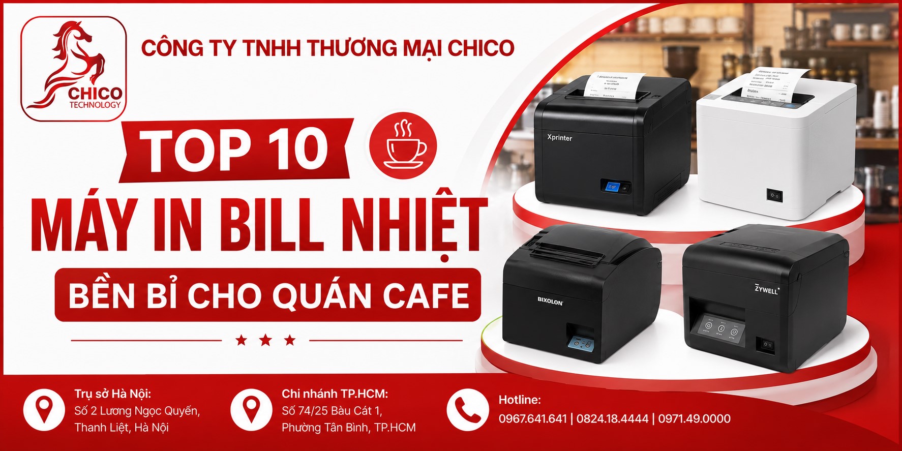 Top 10 Máy In Bill Nhiệt Bền Bỉ Nhất Cho Quán Cafe