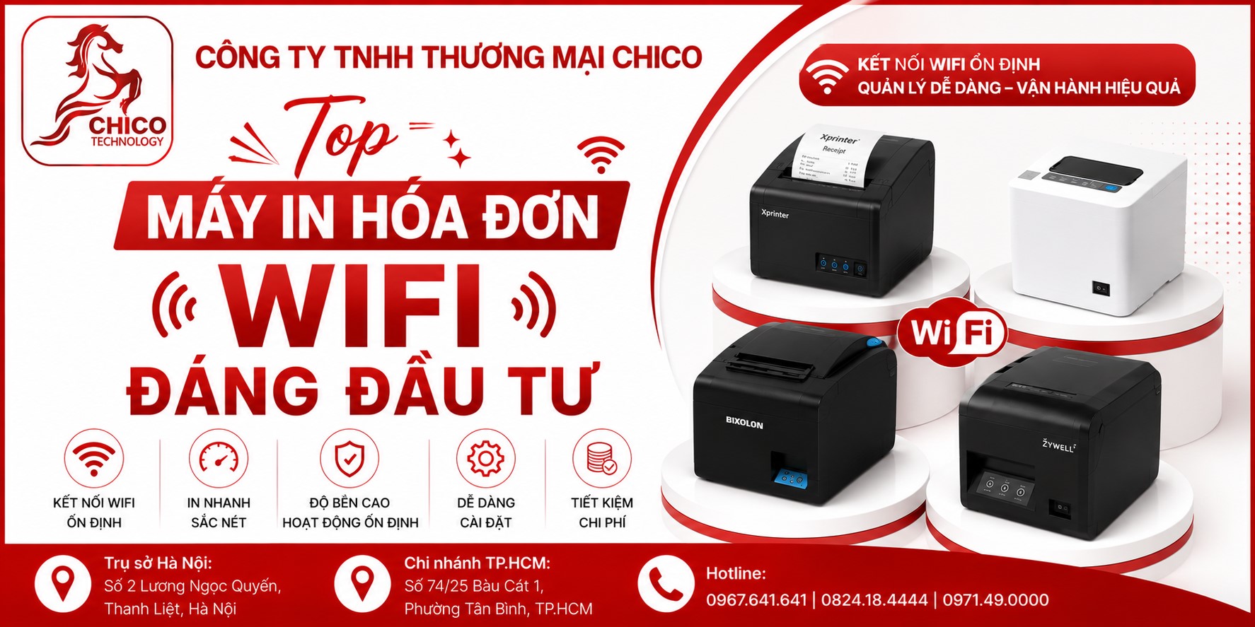 Top Máy In Hóa Đơn WiFi Đáng Đầu Tư Nhất Hiện Nay