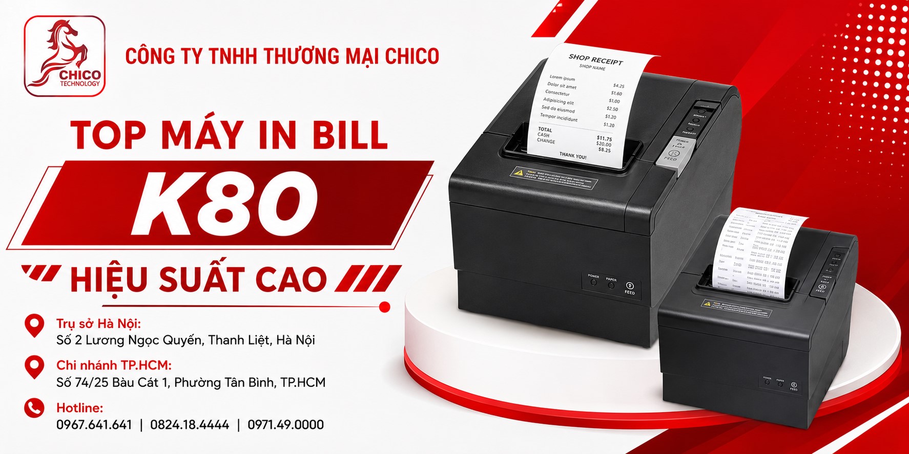 Top Máy In Bill K80 Hiệu Suất Cao, In Siêu Nhanh, Siêu Bền