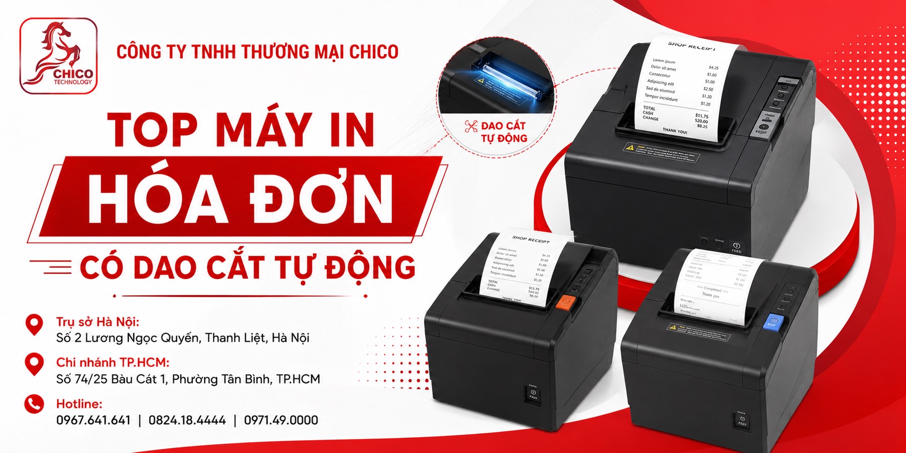 Top Máy In Hóa Đơn Có Dao Cắt Tự Động Bền Bỉ Nhất