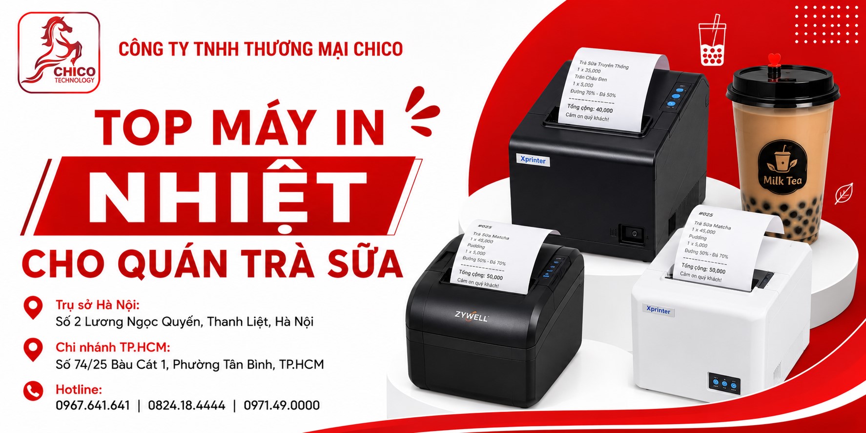 Top Máy In Nhiệt Cho Quán Trà Sữa In Nhanh, Không Kẹt Giấy