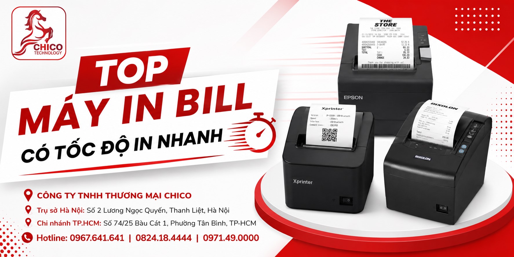 Top Máy In Bill Tốc Độ In Nhanh Nhất, Không Lo Kẹt Giấy