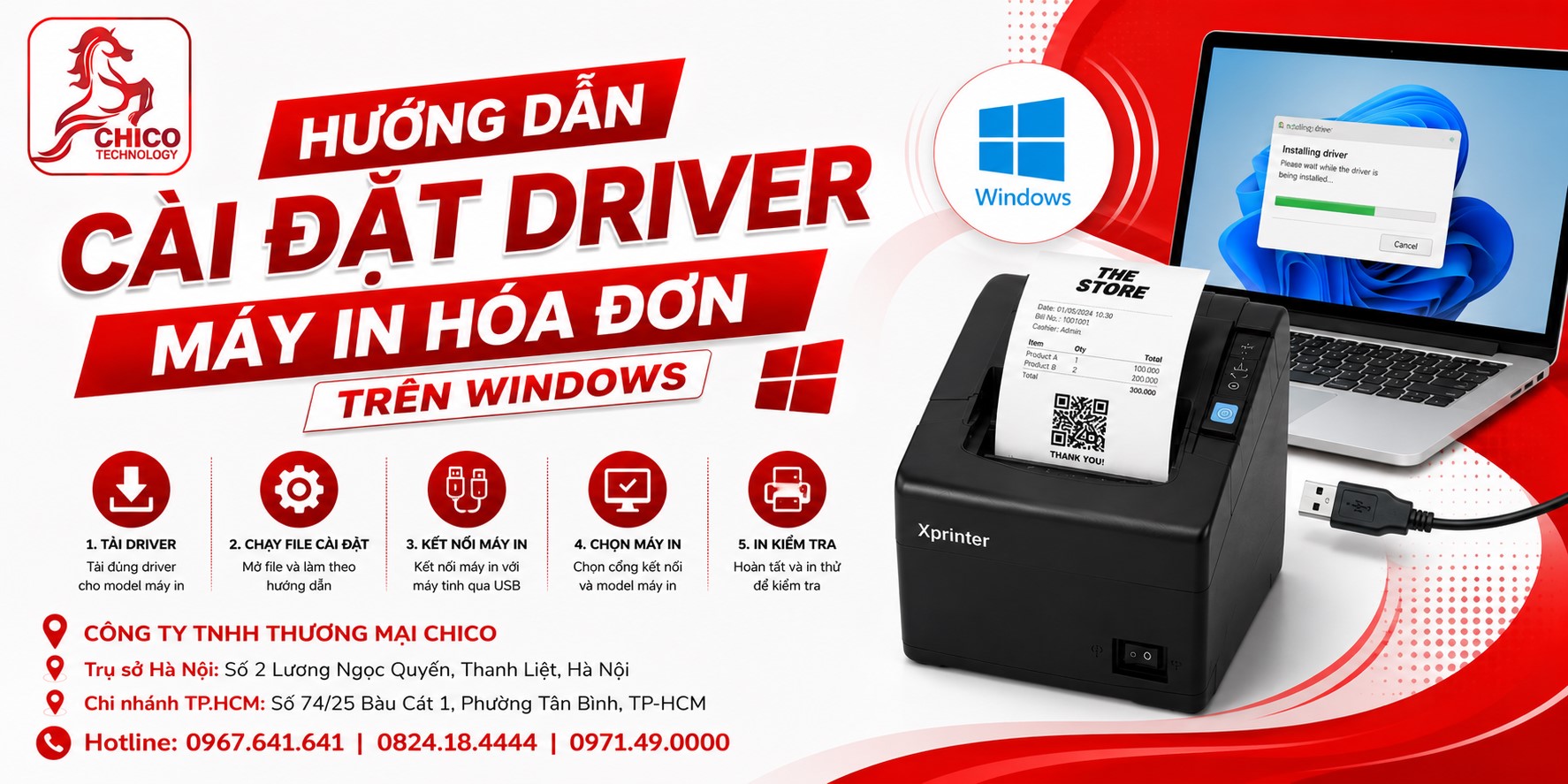 Hướng Dẫn Cài Đặt Driver Máy In Hóa Đơn Trên Windows Chi Tiết Từ A-Z