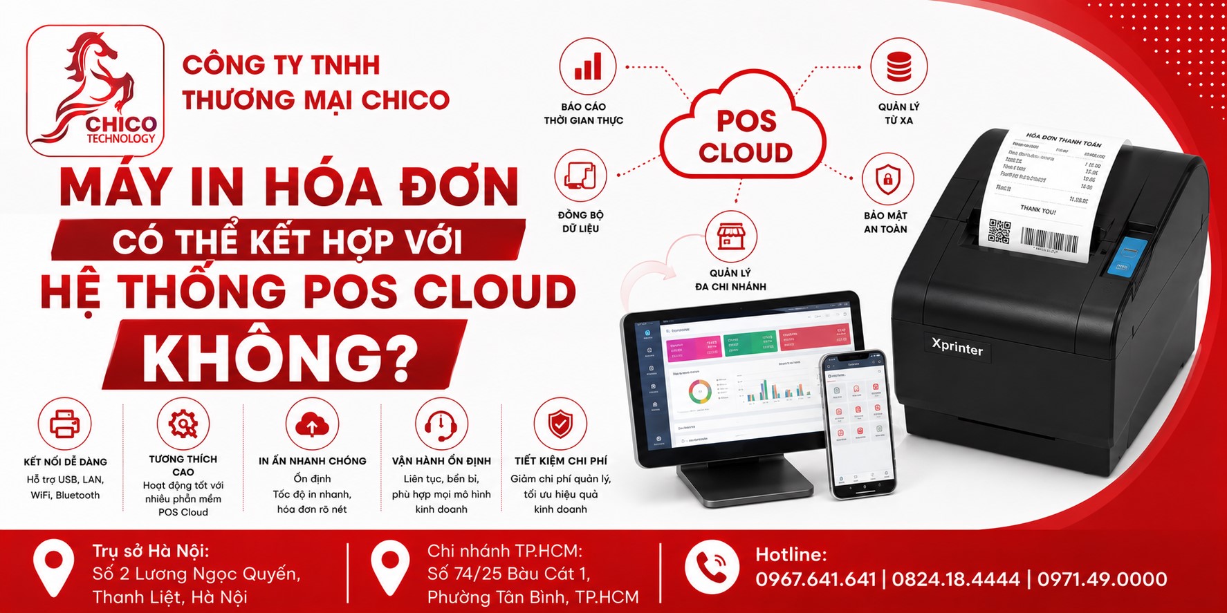 Máy In Hóa Đơn Có Thể Kết Hợp Với Hệ Thống POS Cloud Không?