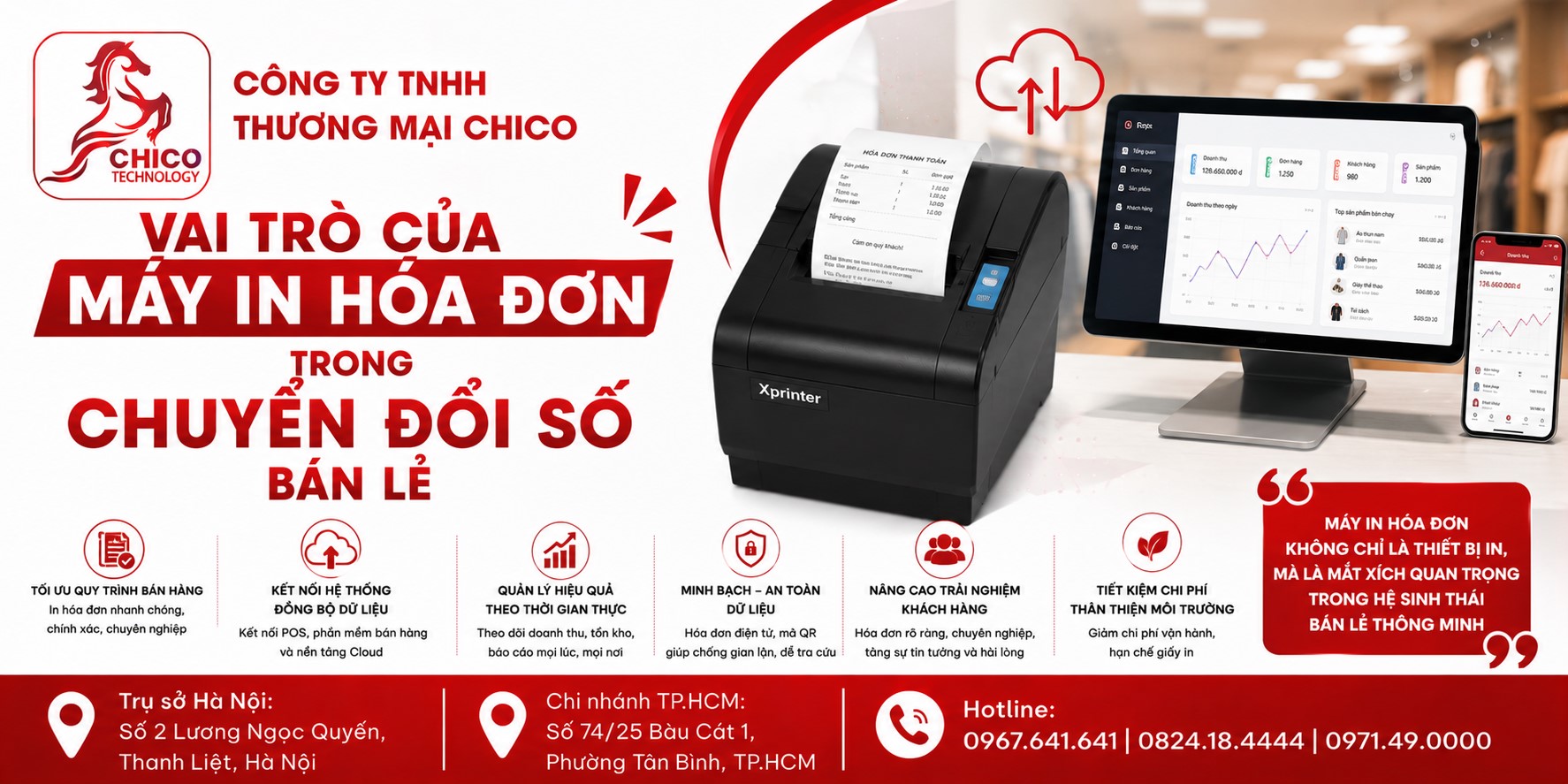 Vai Trò Của Máy In Hóa Đơn Trong Chuyển Đổi Số Bán Lẻ
