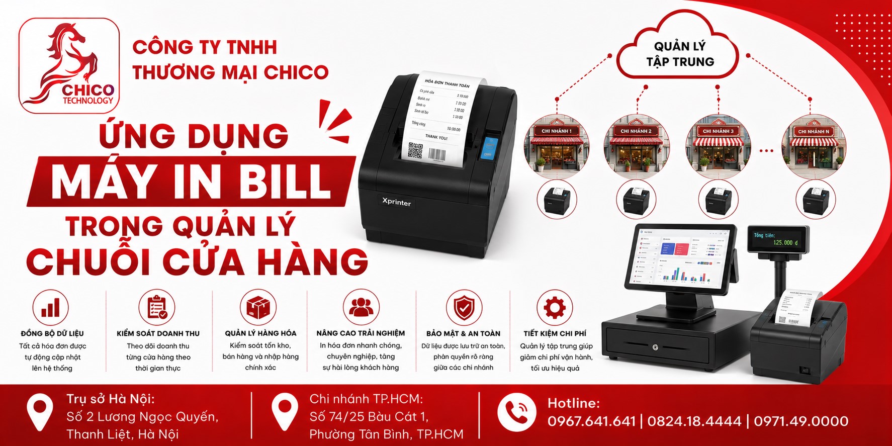 Ứng Dụng Máy In Bill Trong Quản Lý Chuỗi Cửa Hàng Hiệu Quả