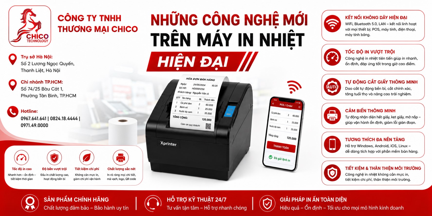 Những Công Nghệ Mới Trên Máy In Nhiệt Hiện Đại Cần Biết