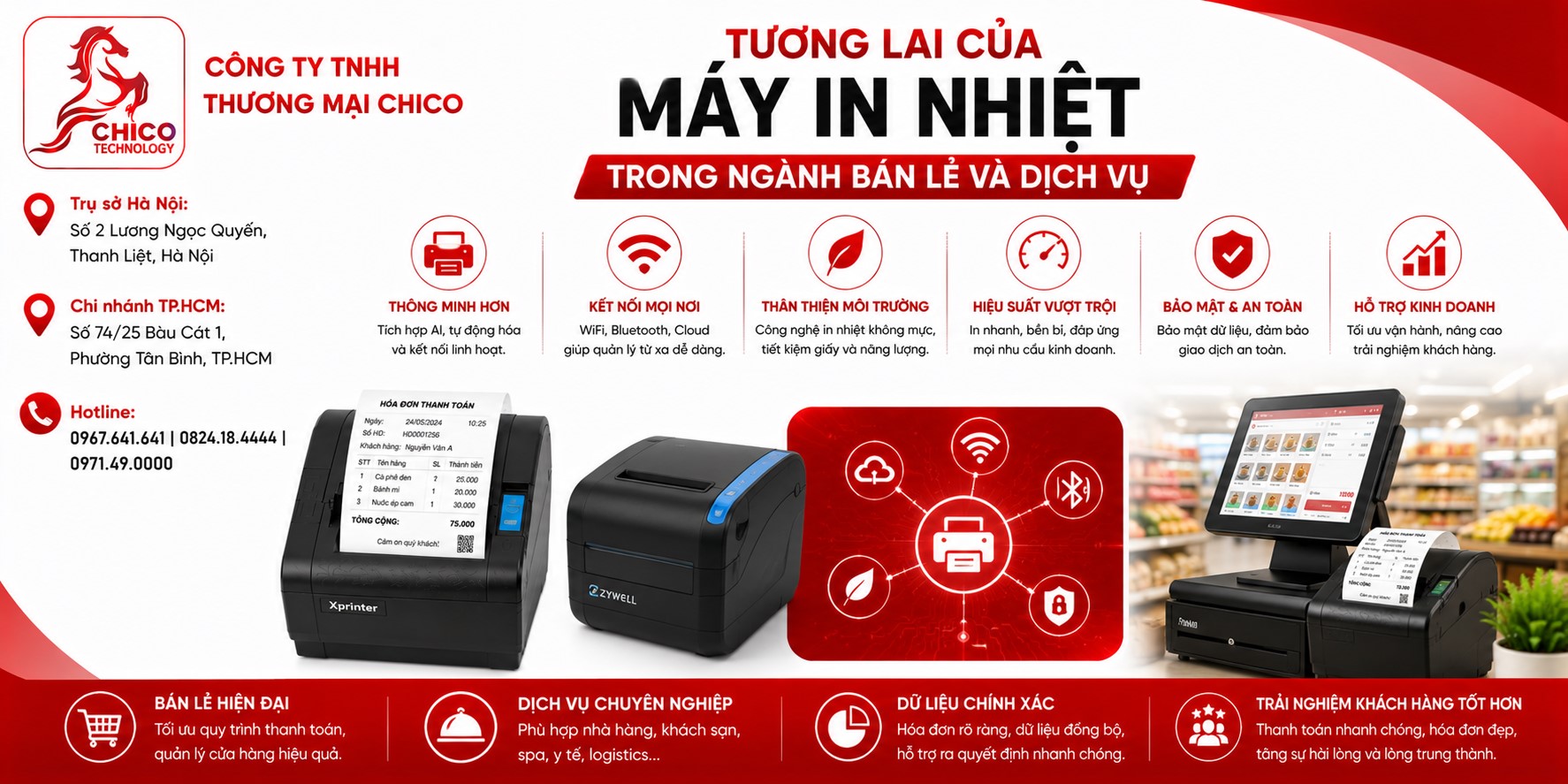 Tương Lai Của Máy In Nhiệt Trong Ngành Bán Lẻ Và Dịch Vụ