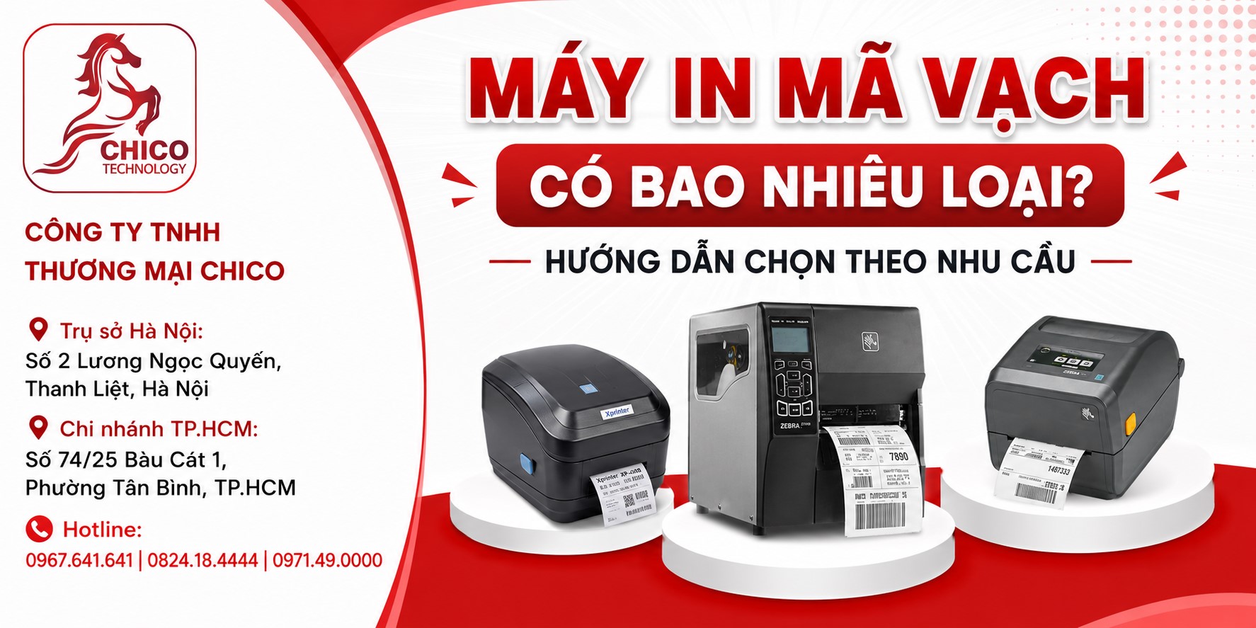 Máy In Mã Vạch Có Bao Nhiêu Loại? Hướng Dẫn Chọn Mua Chuẩn