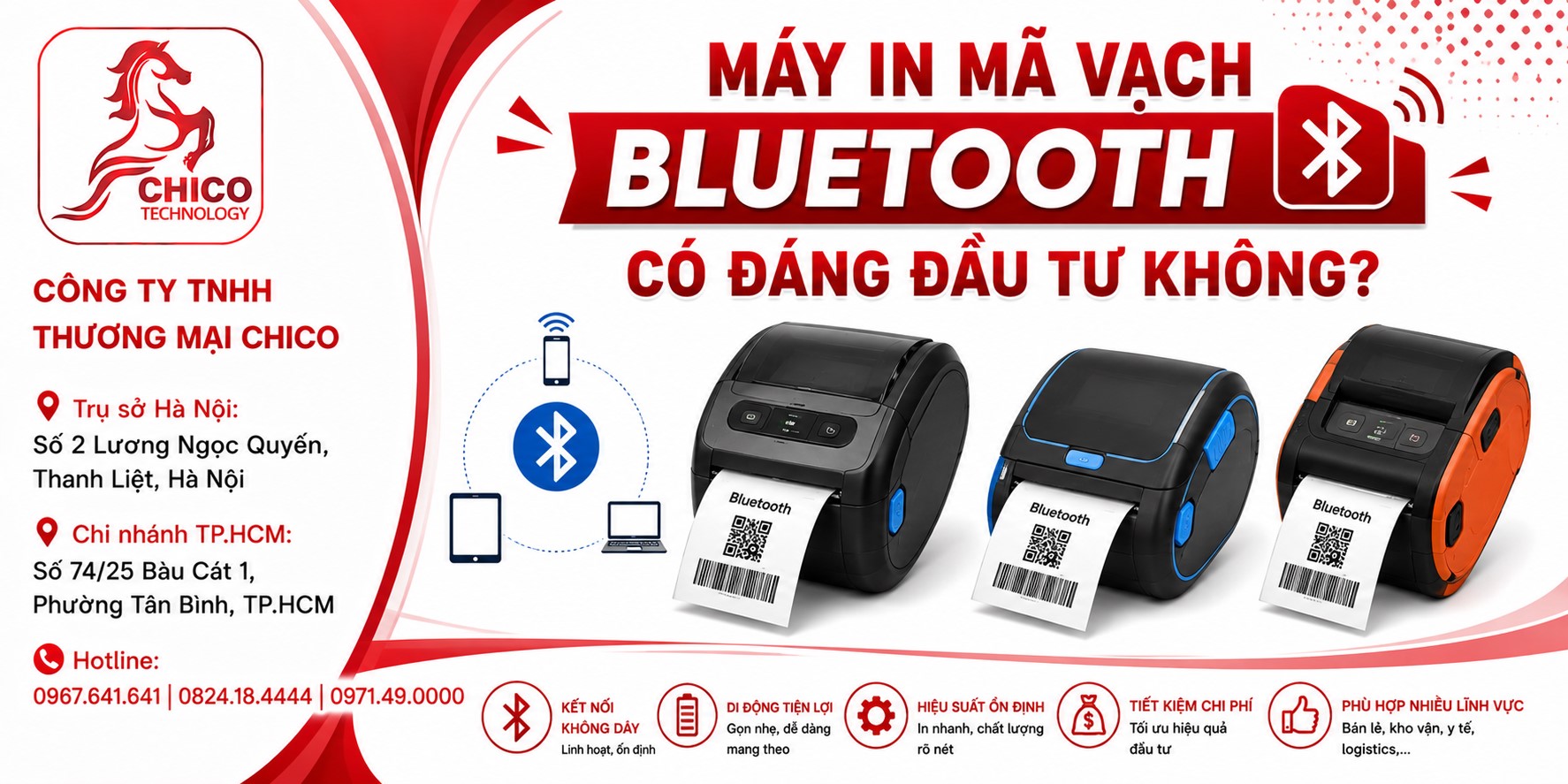 Máy In Mã Vạch Bluetooth Có Đáng Đầu Tư Không? Đánh Giá Chi Tiết