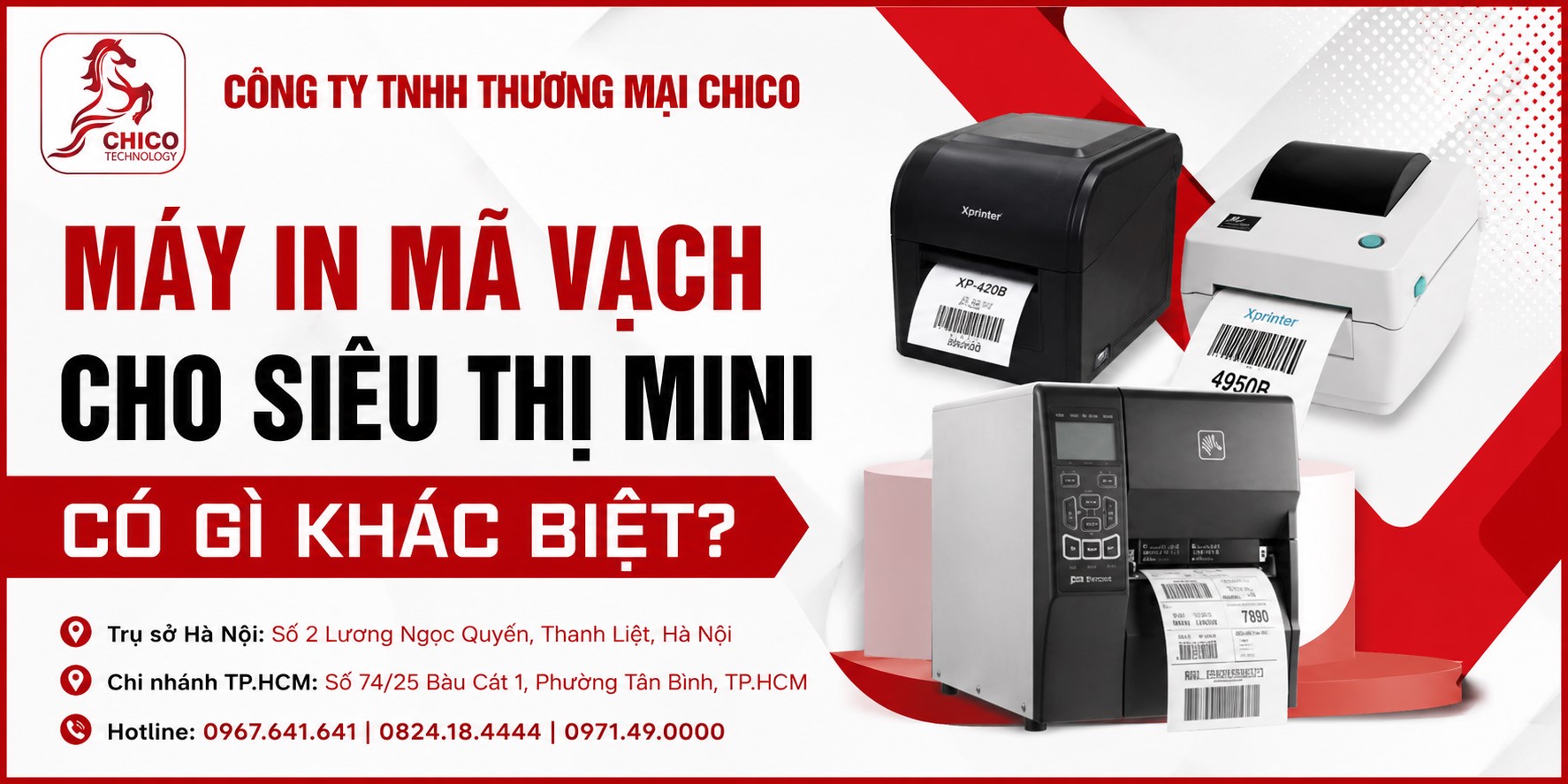 Máy In Mã Vạch Cho Siêu Thị Mini Có Gì Khác Biệt?