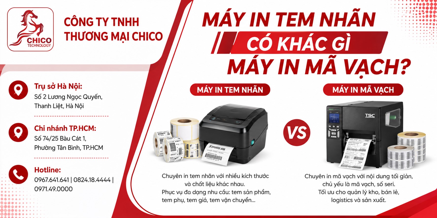 Máy In Tem Nhãn Có Khác Gì Máy In Mã Vạch? So Sánh Chi Tiết