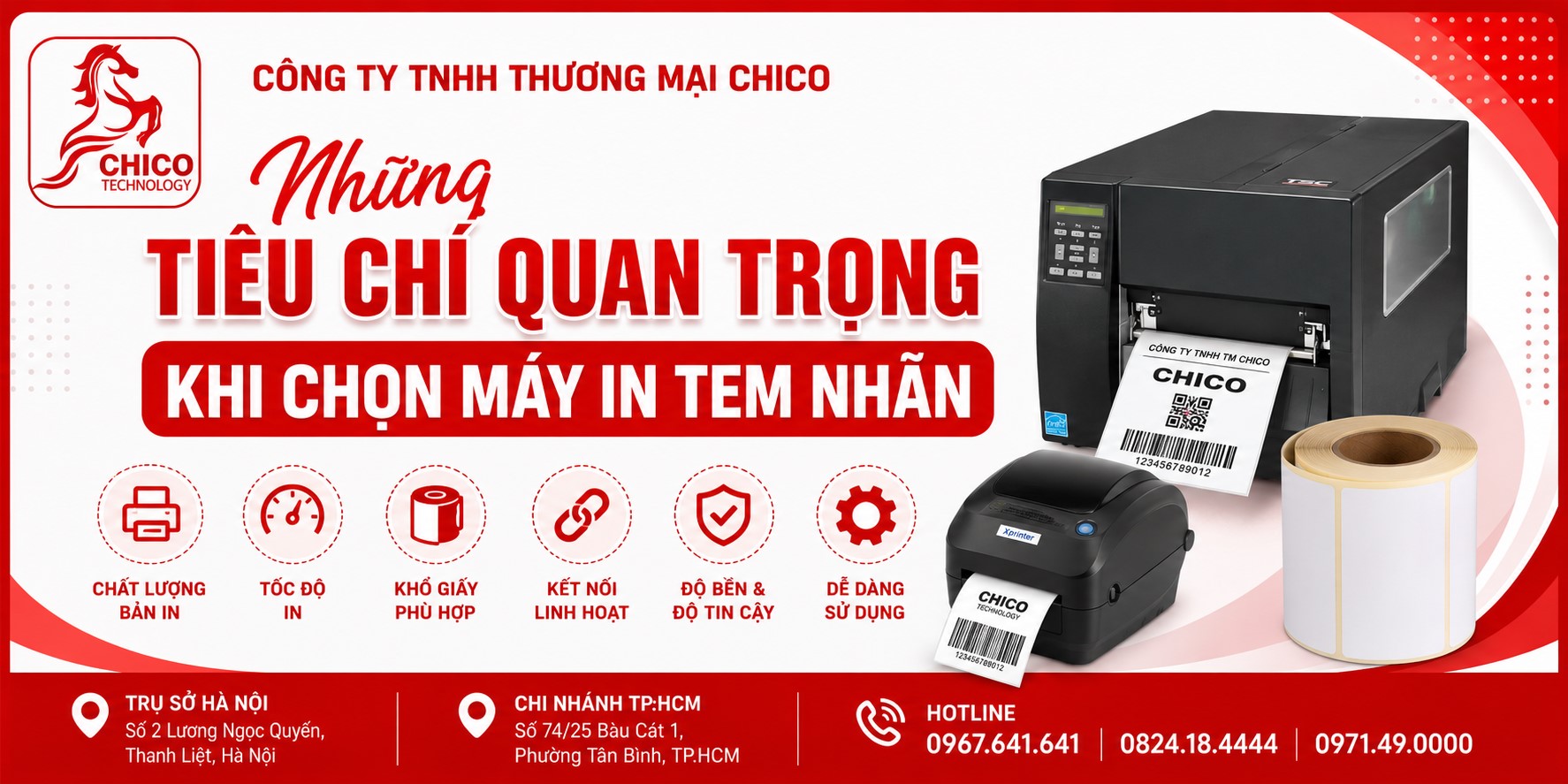 Những Tiêu Chí Quan Trọng Khi Chọn Mua Máy In Tem Nhãn