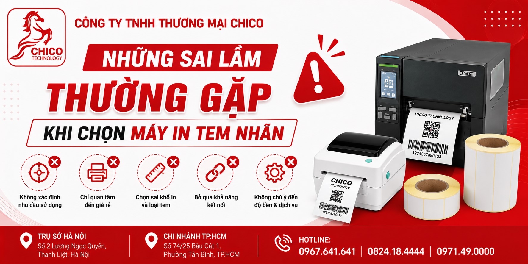 Những Sai Lầm Thường Gặp Khi Chọn Mua Máy In Tem Nhãn