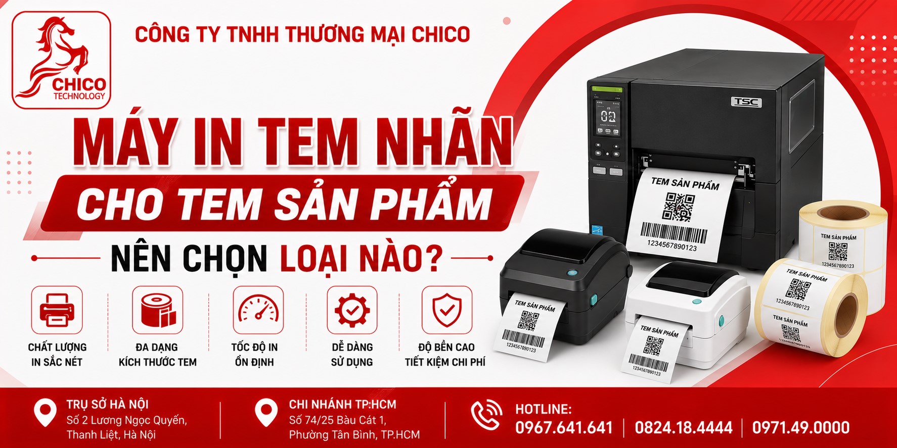 Máy In Tem Nhãn Cho Tem Sản Phẩm Nên Chọn Loại Nào Tốt Nhất?