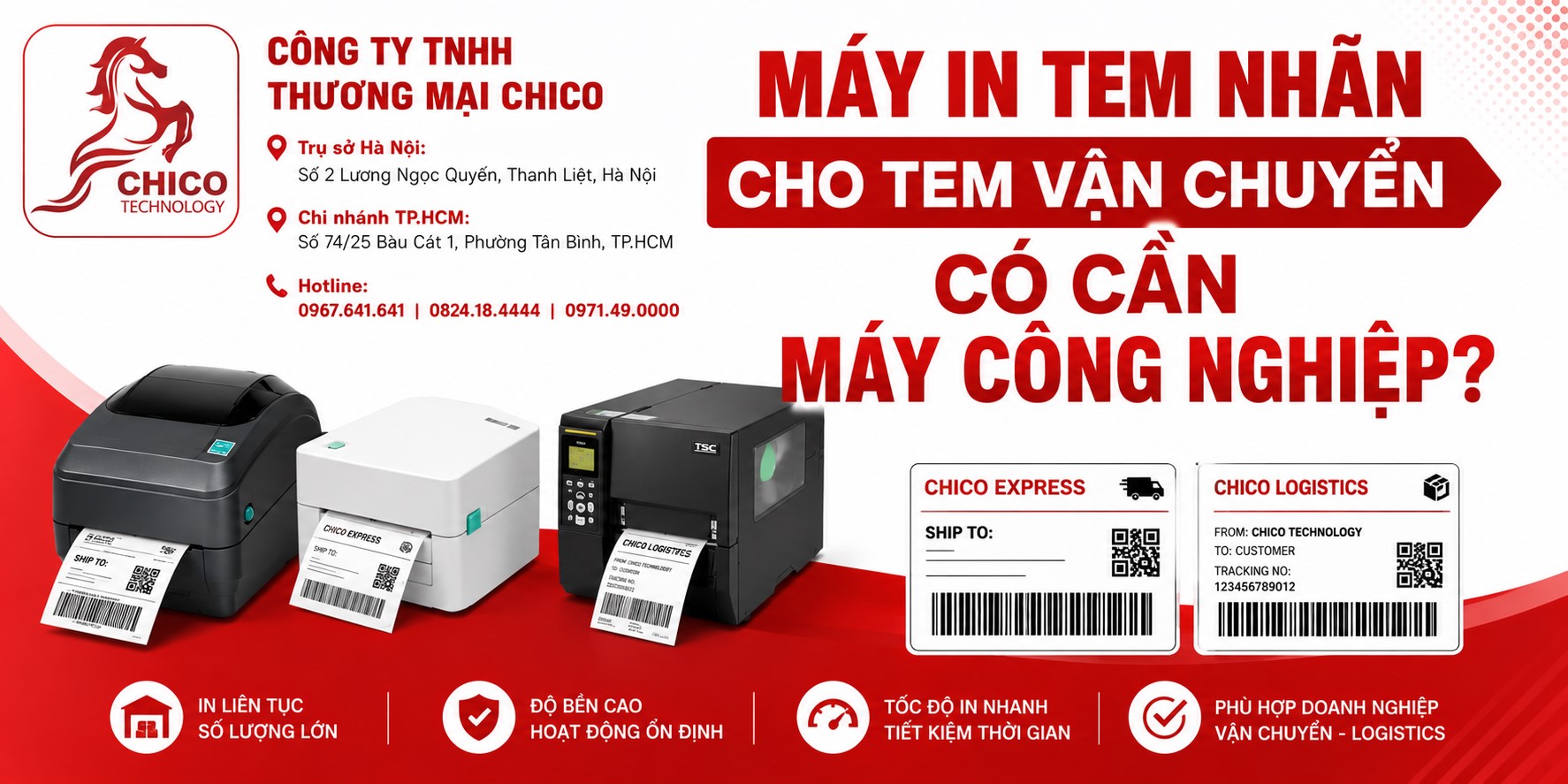 Máy In Tem Nhãn Vận Chuyển Có Cần Phải Dùng Máy Công Nghiệp Không?