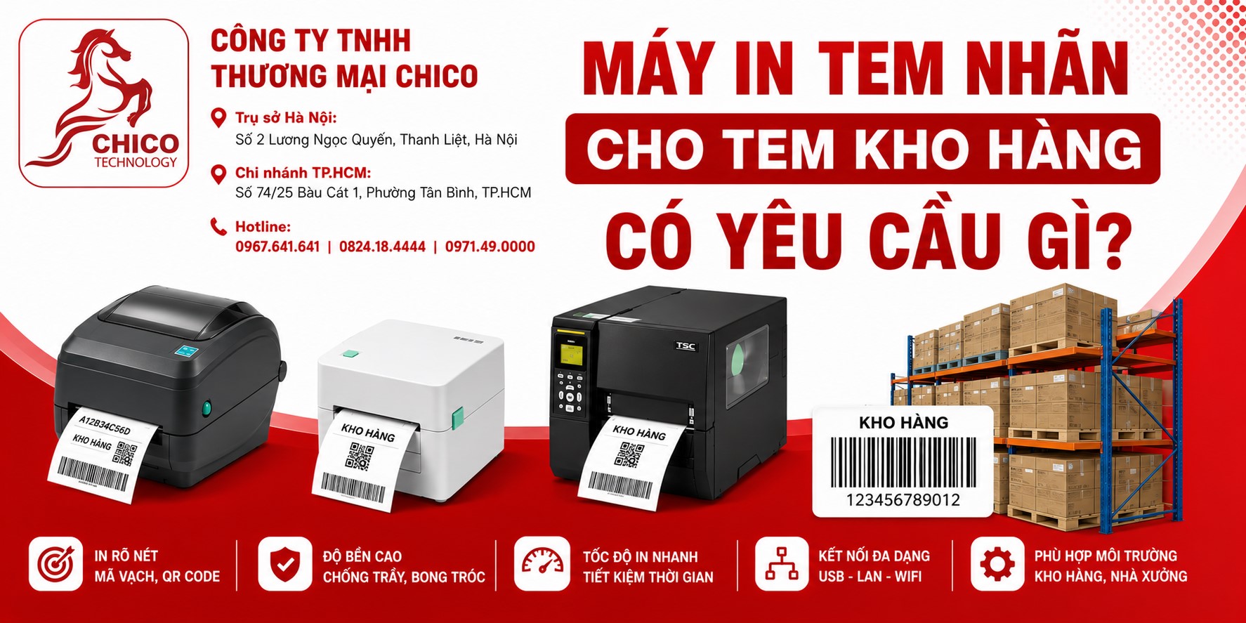 Máy In Tem Nhãn Cho Kho Hàng Cần Những Yêu Cầu Gì?