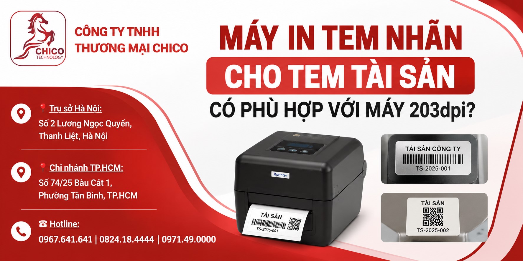 Máy In Tem Nhãn Tài Sản Có Phù Hợp Sử Dụng Dòng 203dpi Không?