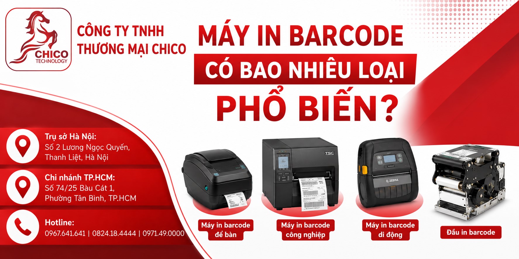 Máy In Barcode Có Bao Nhiêu Loại Phổ Biến Hiện Nay?