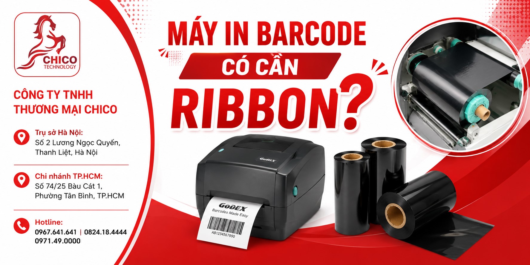 Máy In Barcode Có Cần Ribbon Mực Không? Giải Đáp Chi Tiết