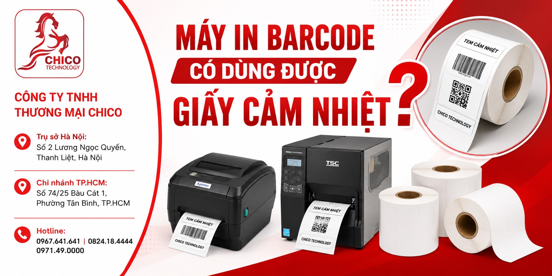 Máy In Barcode Có Dùng Được Giấy Cảm Nhiệt Không?