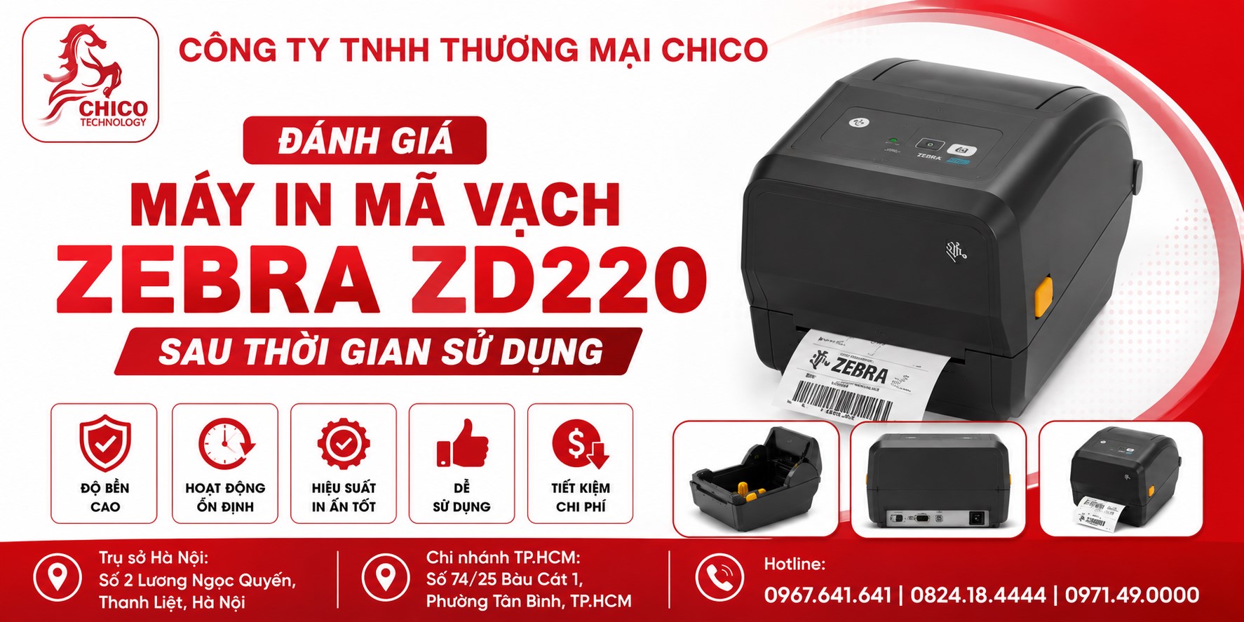Đánh Giá Thực Tế Máy In Mã Vạch Zebra ZD220 Sau Thời Gian Sử Dụng