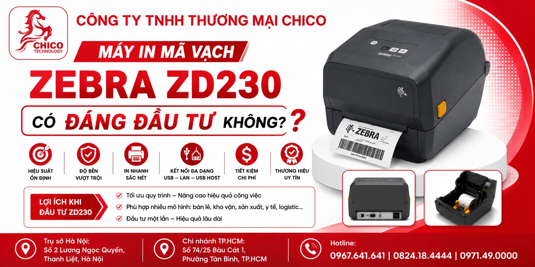Đánh Giá Máy In Mã Vạch Zebra ZD230: Có Đáng Đầu Tư Không?