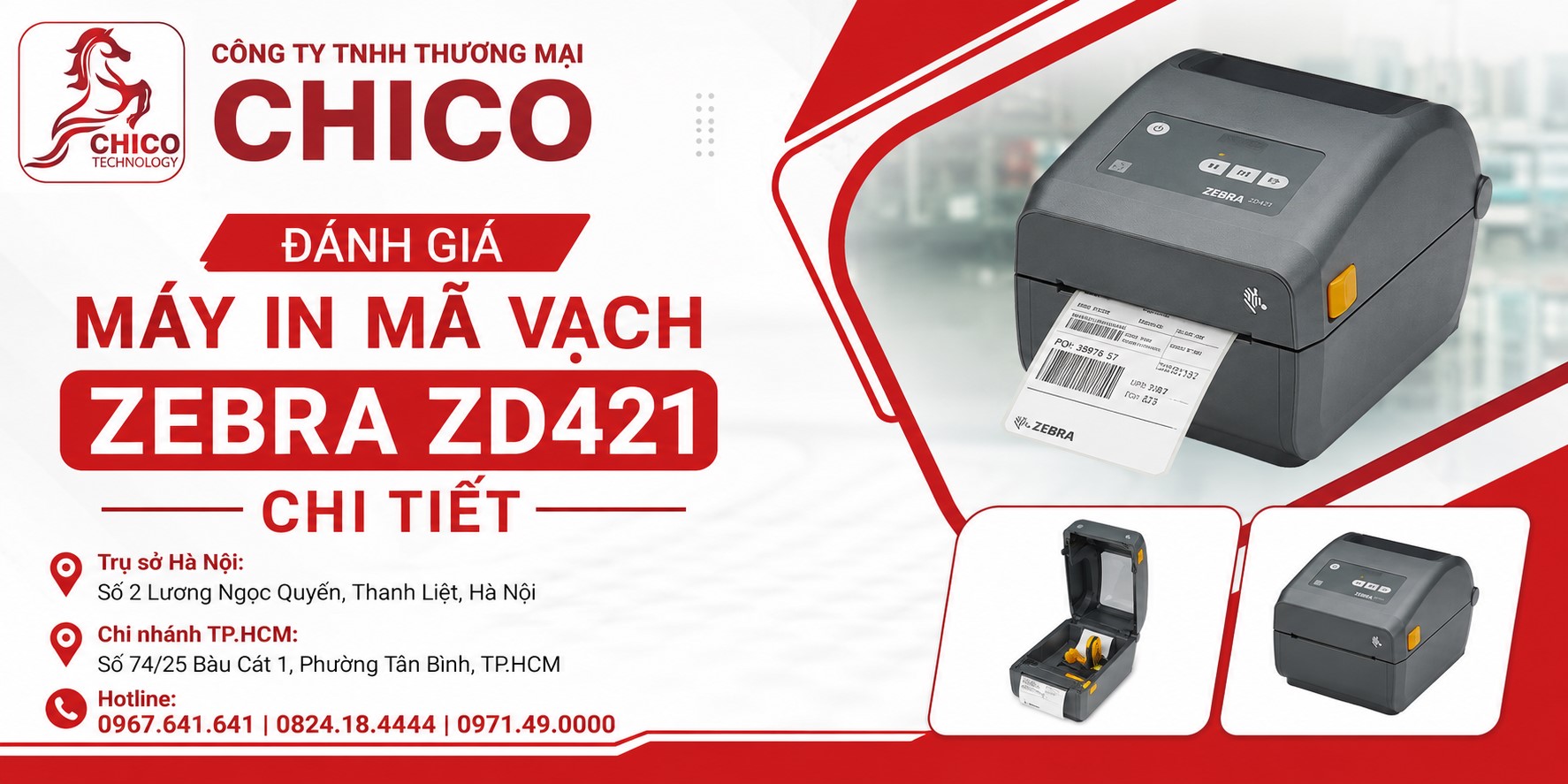 Đánh Giá Máy In Mã Vạch Zebra ZD421 Chi Tiết Từ Góc Nhìn Thực Tế