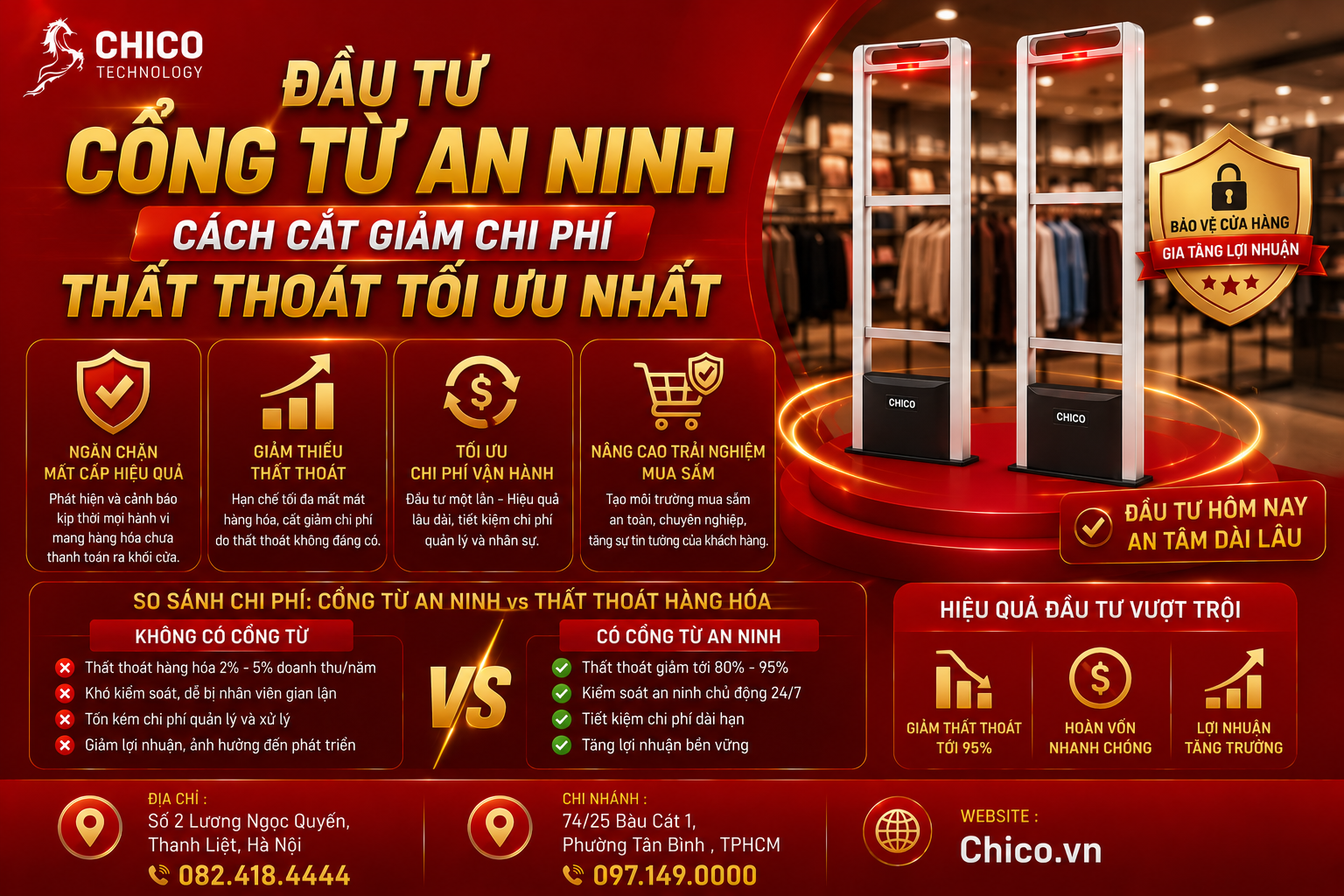 Đầu Tư Cổng Từ An Ninh – Cách Cắt Giảm Chi Phí Thất Thoát Tối Ưu