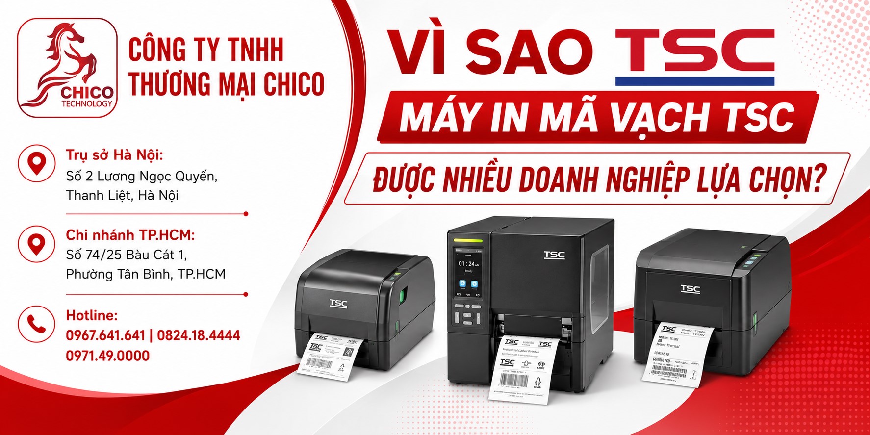 Vì Sao Máy In Mã Vạch TSC Được Nhiều Doanh Nghiệp Lựa Chọn?