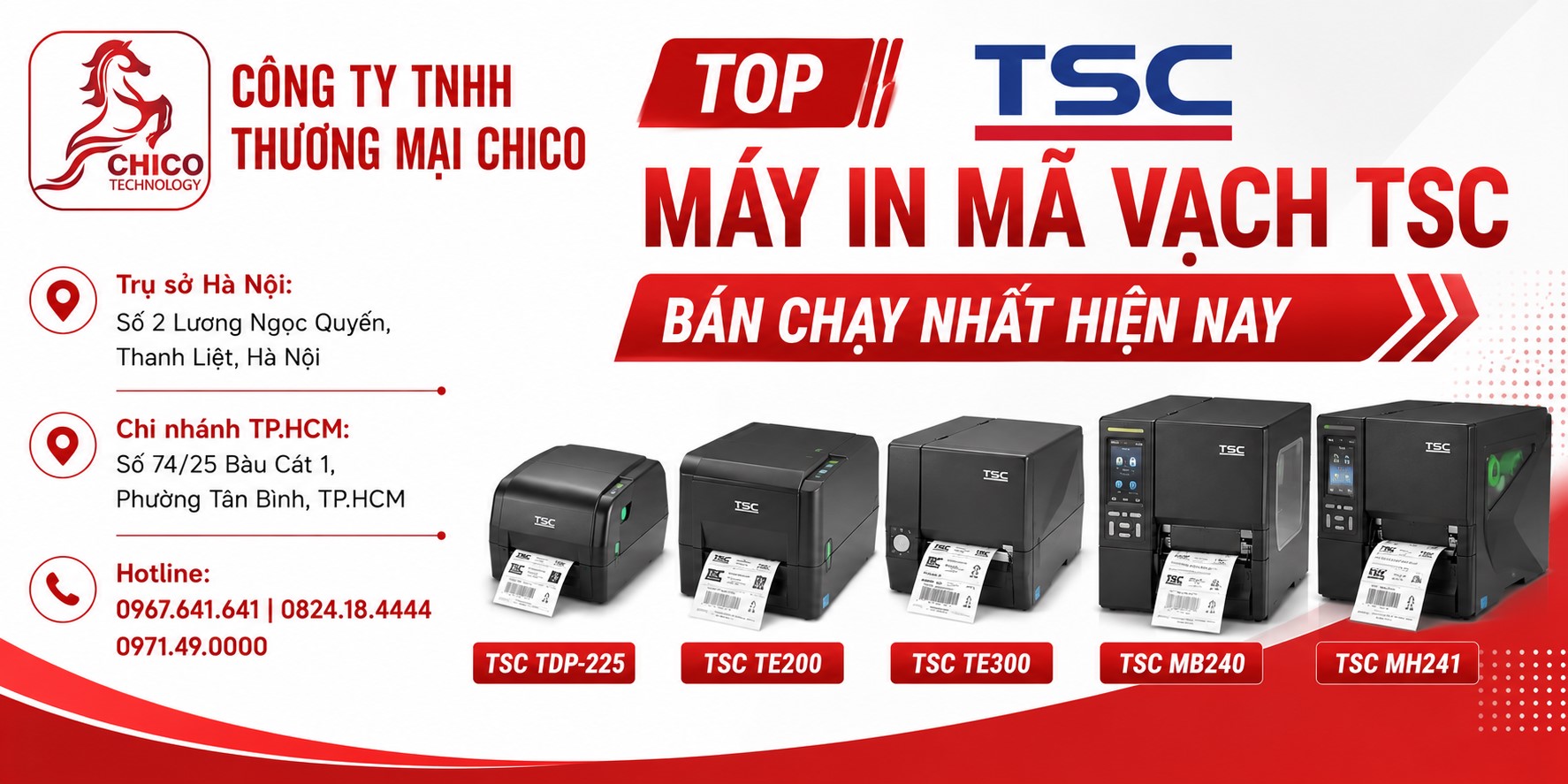 Top Máy In Mã Vạch TSC Bán Chạy Nhất Hiện Nay - Chico