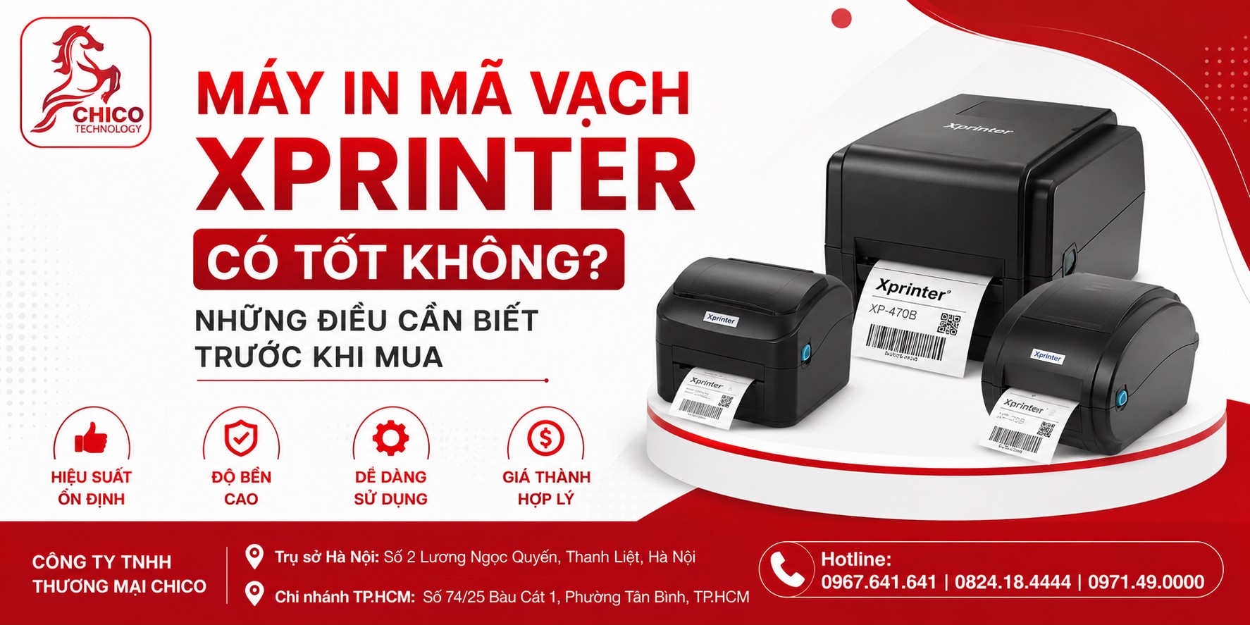 Máy In Mã Vạch Xprinter Có Tốt Không? Review Chi Tiết Trước Khi Mua